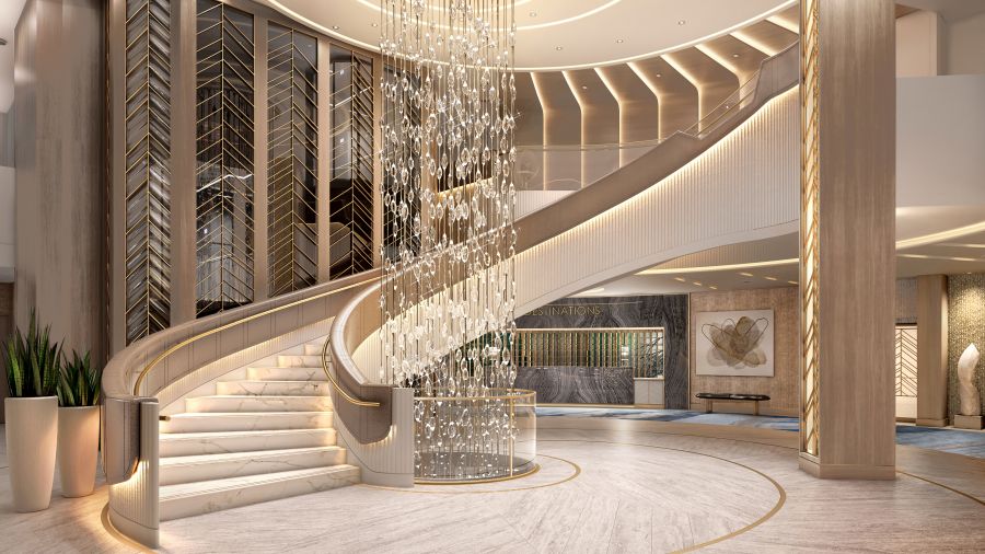 Vista Atrium | Credit Oceania Cruises